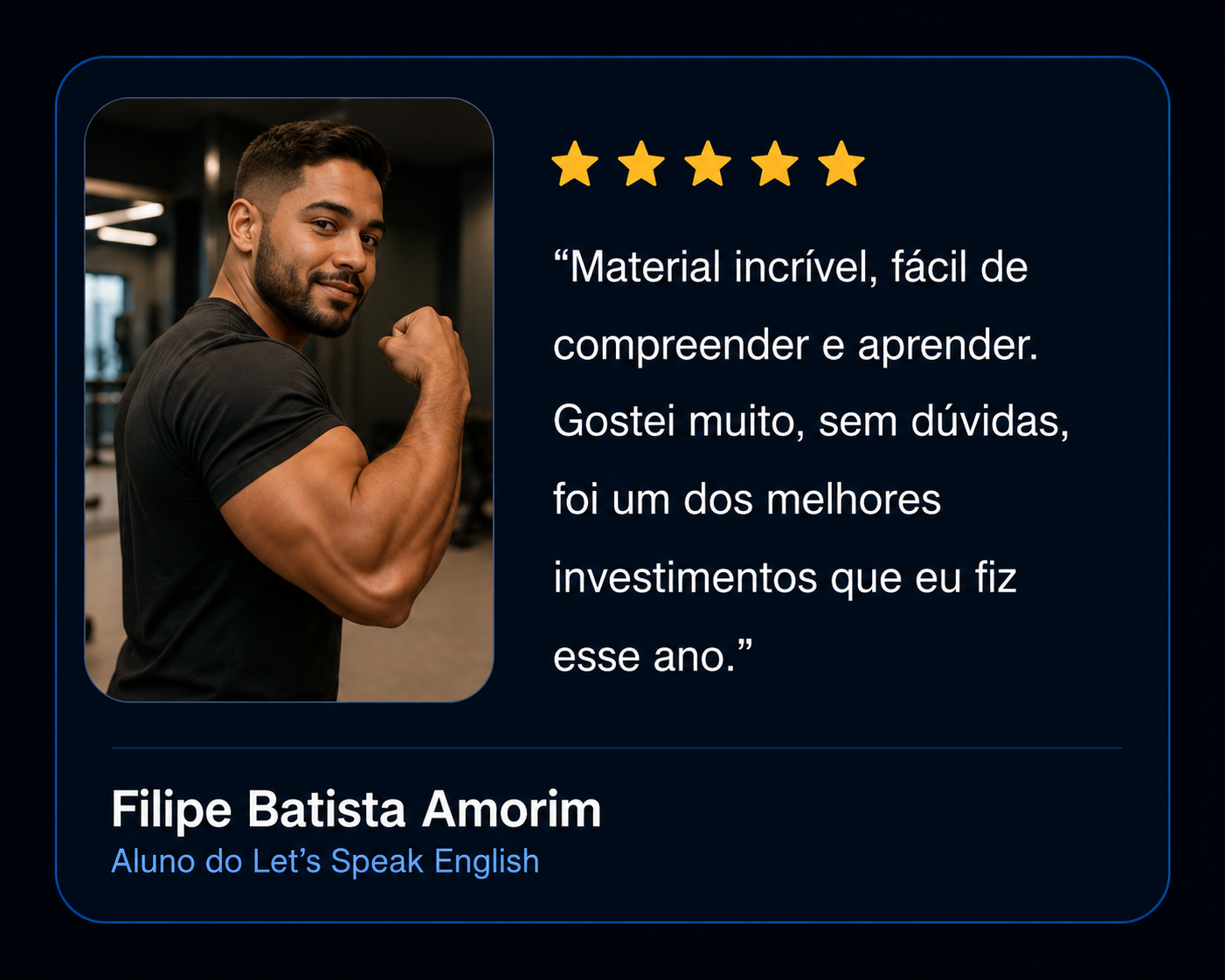 Depoimento de Filipe Batista Amorim